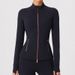 Women's Long Sleeve Yoga Top Slim Fit Double Zipper Quick Drying Outdoor Running Fitness Jacket_ecoleips.com