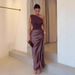 Women's Clothing Elegant High-Waist Bodycon Dress – Sleeveless Slit Neck & Open Back With Stretchy Fit_ecoleips.com