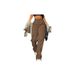 Women's Clothing Street Fashion Multi Pocket Overalls Straight Trousers High Waist Slim Loose Overalls_ecoleips.com
