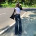 Women's Retro Low-Rise Flared Jeans - Stretch Slim Fit Bootcut Pants_ecoleips.com