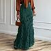 DiYun European And American Casual Vacation Polka Dot Lace Long Skirt Women's Clothing 2025 Autumn/Winter_ecoleips.com