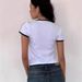 Women's Y2K Bow Embroidery Short round Neck T-Shirt Casual Street Style Top European American Fashion_ecoleips.com