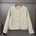 Korean-style Round-neck Workwear Short Women, 2025 Spring New Design, Versatile Baseball Jacket For Petite Figures_ecoleips.com