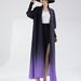 Muslim Long Dress In Gradient Colors, Dubai Arab Women's Dress, Robe, Cross-border Middle Eastern Robe Clothing Factory_ecoleips.com