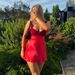 Women's Halter Neck Tie Backless Short Dress Sexy Fashion Spring Summer 2025 European American Style Wholesale_ecoleips.com