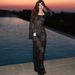 Talenza Summer Women's Wrap Dress Fashion Sexy Lace See-through Beach Vacation Elegant High Waist Bodycon Casual Women's Dress_ecoleips.com
