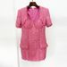 Women's Clothing Spot Autumn And Winter New French Temperament Lion Button Tassel Edge Square Collar Short Sleeve Tweed Dress_ecoleips.com