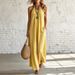 Women's Loose Fit Sleeveless Backless Linen And Cotton Midi Dress – Casual Boho Resort Gown_ecoleips.com