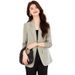 Gray-green Women's Blazer 2025 Early Autumn New Style Professional Elegant High-end Casual Dress Suit_ecoleips.com