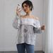 Women's Clothing Autumn French Temperament Pure Desire One Shoulder Ruffled Long Sleeve Loose Shirt Top_ecoleips.com