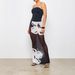 Sheer Mesh Mermaid Midi Skirt – Floral Art Print, Low-Waist Beach & Resort Wear (Custom Design Available)_ecoleips.com