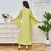 MT340 Women's Embroidered Long Dress Elegant Rhinestone Detail Cross Border Foreign Trade Style Muslim Fashion Clothing_ecoleips.com