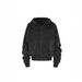Unisex Heavyweight Washed Distressed Two-Tone Zip-Up Hoodie - Streetwear Pullover With Hood For Men & Women_ecoleips.com