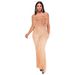 Women's Sequin Feather Jumpsuit – Sleeveless Backless Flared Leg Romper (Black/Burgundy/Champagne, S-XXXL)_ecoleips.com