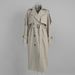 Aria Basics Aria Basics Cross-Border Long Trench European And American Style 2025 Autumn Winter Pure Cotton Vintage Loose Coat With Tie Waist_ecoleips.com