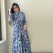 Women’s Clothing Autumn Middle East Women's Fashion Printing Temperament Big Swing Shirt Lace Dress Southeast Asia_ecoleips.com
