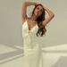 Voya Women's Fashion Socialite Style Dress, Summer Backless V-neck, High-end Temperament Dress_ecoleips.com
