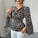 Leopard Print High-End Long-Sleeved Shirt For Women Fashionable Elegant Autumn/Winter Clothing_ecoleips.com