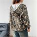Vintage Zip-Up Hoodie – Distressed Print & Color-Block Pullover (S-XXL, Polyester-Spandex, Oversized Fit, Unisex Streetwear)_ecoleips.com