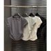 Spice Girl Pure Wish Waist T-Shirt Short Sleeve Women's Summer New Solid Color Bottom Pullover Slim Top_ecoleips.com