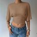 Women's Slim Fit Sweet & Spicy Summer Top - Chic Off-Shoulder Design With Waist Tie Detail_ecoleips.com
