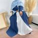 Women's Clothing Abaya Color Matching Coat Dress Long Skirt Robe_ecoleips.com