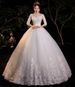 off the Shoulder French Style Wedding Dress Elegant Slimming 2025 New Style Cross Border D30 Wholesale Women's Clothing Party Wear_ecoleips.com