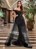 Women's Clothing One Shoulder Evening Dress Evening Dress Banquet Temperament Elegant Sequin Dress Fashion Temperament_ecoleips.com