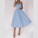 Women’s Clothing Spring/Summer New Women's Multi color Strappy Sexy Hem Dress_ecoleips.com