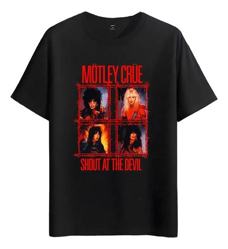 Women's T-Shirts Tshirt Muscle Freaks Motley Crue Shout At The Devil Estilo_ecoleips.com