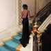 Women's Sexy One Shoulder Backless Long Dress - Slim Fit Elegant Evening Gown (European & American Style)_ecoleips.com