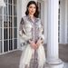 Women's Long Robe Embroidered Fabric Printed Rhinestone 241113 Cross Border Style Long Dress Muslim Fashion_ecoleips.com