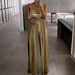 Elegant Beaded Wide-Leg Jumpsuit – Strapless Formal Romper With Metallic Accents & Waist-Defining Belt (S-5XL, Gold/Burgundy/Blue/Black/Purple)_ecoleips.com