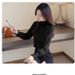 A Versatile Red Top With A High-Neck And Long-Sleeved Shirt For Spring And Autumn Decoration, A Trendy Autumn Internet-F_ecoleips.com