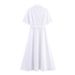 2026 Summer New Women's European And American Style Elegant Fashionable Short-Sleeve Hollow Embroidered Dress_ecoleips.com