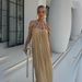Bohemian Off-Shoulder Maxi Dress – Adjustable Wrap Halter Neck Beach Cover-Up (Organic Cotton, One Size, Multiple Colors)_ecoleips.com