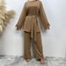 Women's Minimalist Casual Nida Set_ecoleips.com