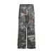 Women’s Clothing slanted pocket design camouflage overalls loose slightly flared straight pants for men and women autumn new styles_ecoleips.com