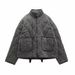 2025 Autumn And Winter European And American Cross-border Women's Clothing Urban Casual Washed Cotton Clothes Jacket Jacket_ecoleips.com