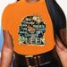 Summer European And American Cross-border Foreign Trade Plus-size T-shirt, Round-neck Casual Loose-fitting Short-sleeve_ecoleips.com
