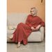 Verve Muslim Abaya Robe Fashion Batwing Sleeve Long Style_ecoleips.com