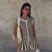 Elegant Sleeveless Striped Knit Print Top & Pants Set - Stylish Casual Outfit For Women_ecoleips.com