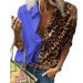 Aria Basics Aria Basics 2022 Autumn/Winter European And American Cross-border Women's Long-sleeve Printed Leopard Print Loose_ecoleips.com
