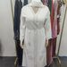 Z2123W Plus Size Dress With Heavy Embroidery And Rhinestones, Muslim Long Robe Two-Piece Set_ecoleips.com