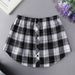 Women's Layering Skirt With Shirt Tail Hem – Stretchy Plaid & Striped Mini Skirt For Casual Outfits (S-5xl, 12 Colors/Patterns)_ecoleips.com