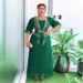 Women's Clothing Elegant Pleated Skirt Long Skirt Muslim Large Size Dress_ecoleips.com
