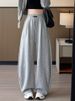 K Bending Knife Pants Women's New Loose Lazy Sweatpants Wide Leg Sports Pants_ecoleips.com