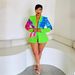 Women's Clothing S10755 sexy suit print shorts set_ecoleips.com