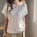 Women's Clothing Summer Style Women's T-Shirt Loose Batwing Sleeve Round Neck Short Sleeve Relaxed Fit For Outerwear_ecoleips.com