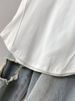 Women's Clothing Cotton Straight Shoulder Herringbone Short Sleeved T Shirt For Women In Summer Short Round Neck Slim Fit Solid Color Tops_ecoleips.com